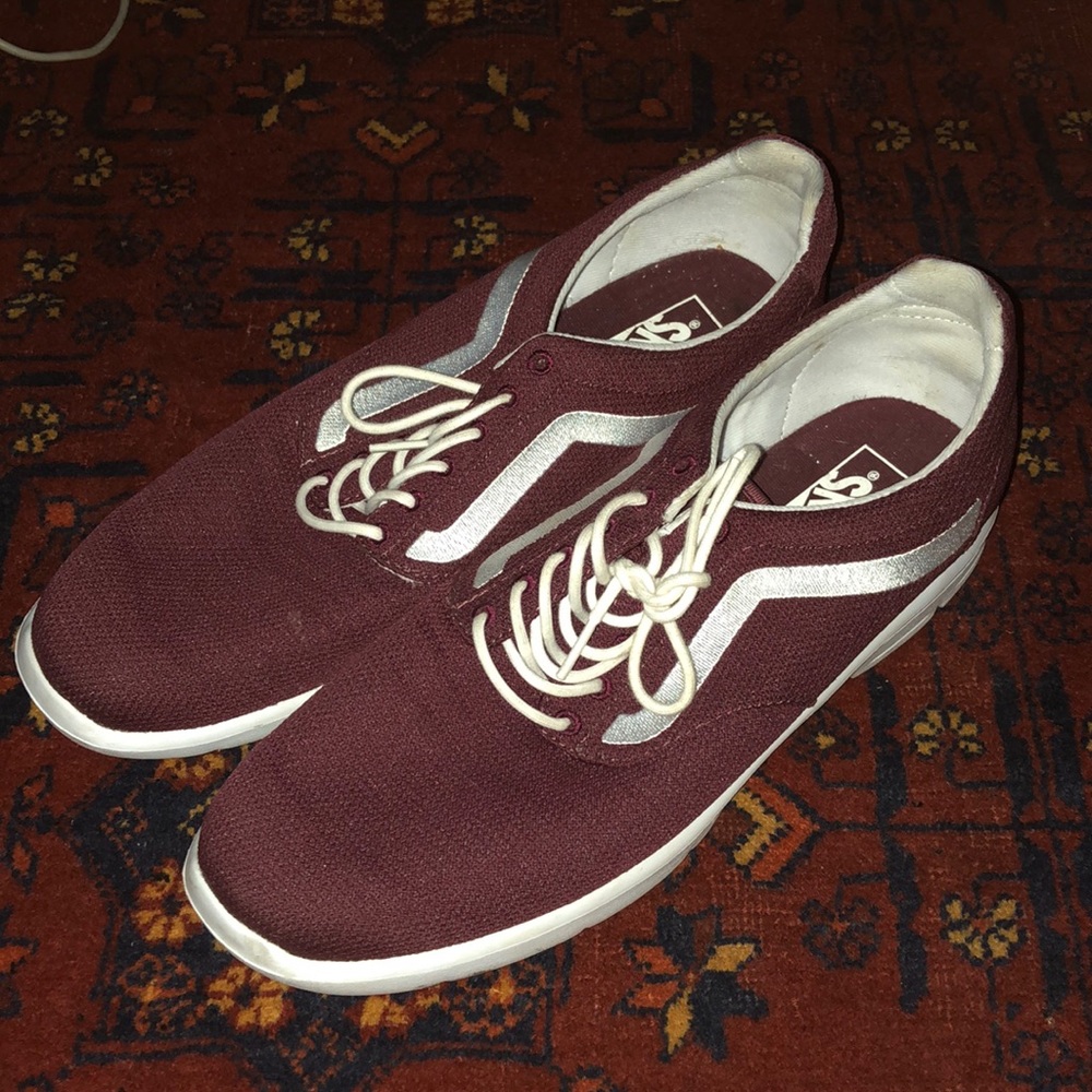 Red Vans size 11